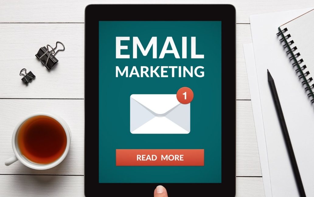 email marketing guide on ipad