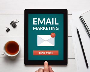 email marketing guide on ipad