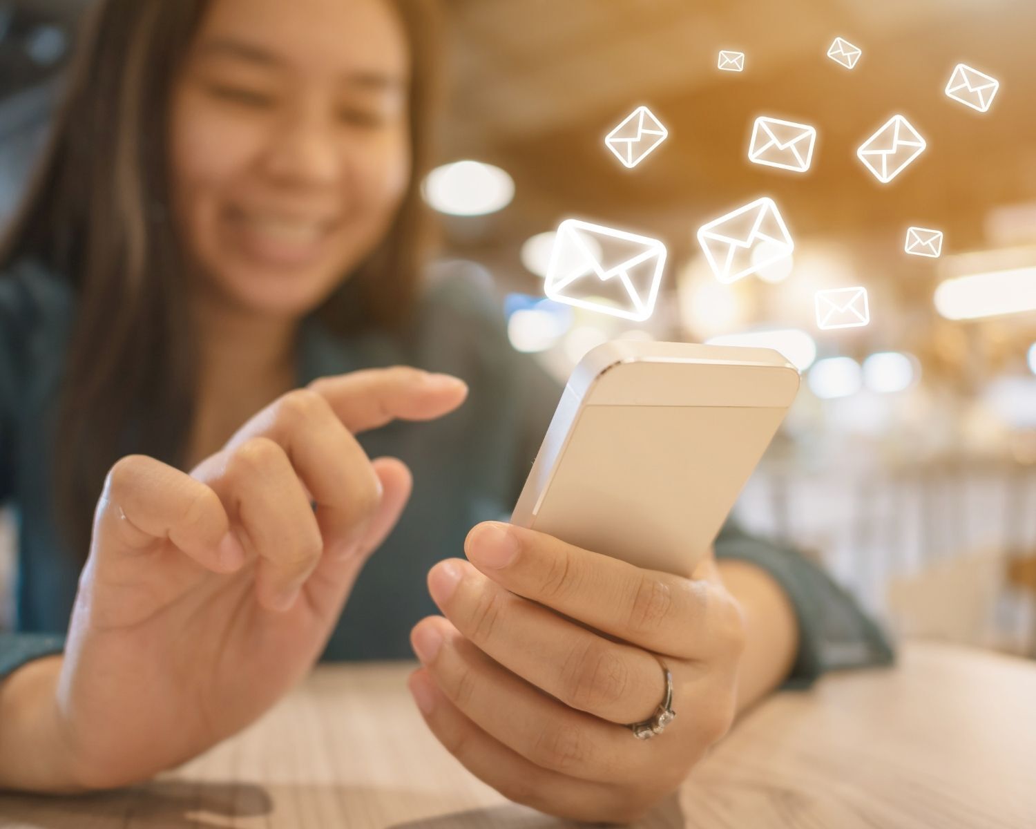 sending emails on mobile phone