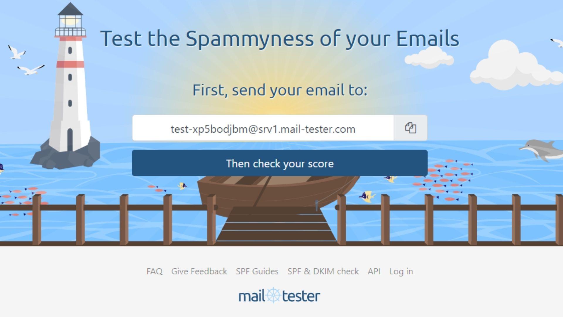 MailTester - Melhores ferramentas de entregabilidade de e-mail