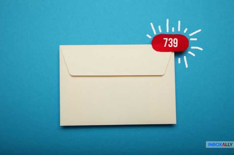 Envelope com notificação de não lido, simbolizando e-mail enviado, mas não recebido pelo destinatário Problemas e fatores ocultos que afetam a capacidade de entrega de e-mail