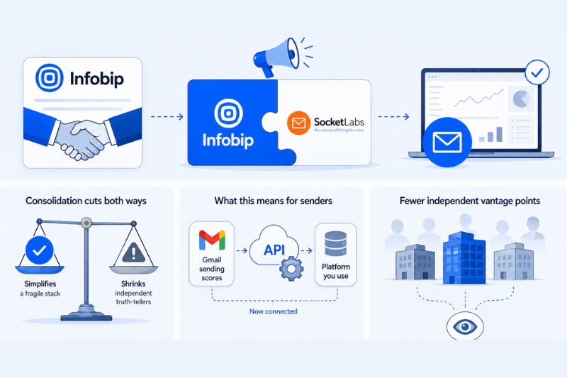 illustration of Email News highlighting on how partnership aims to enhance Email Deliverability in July 2026.
