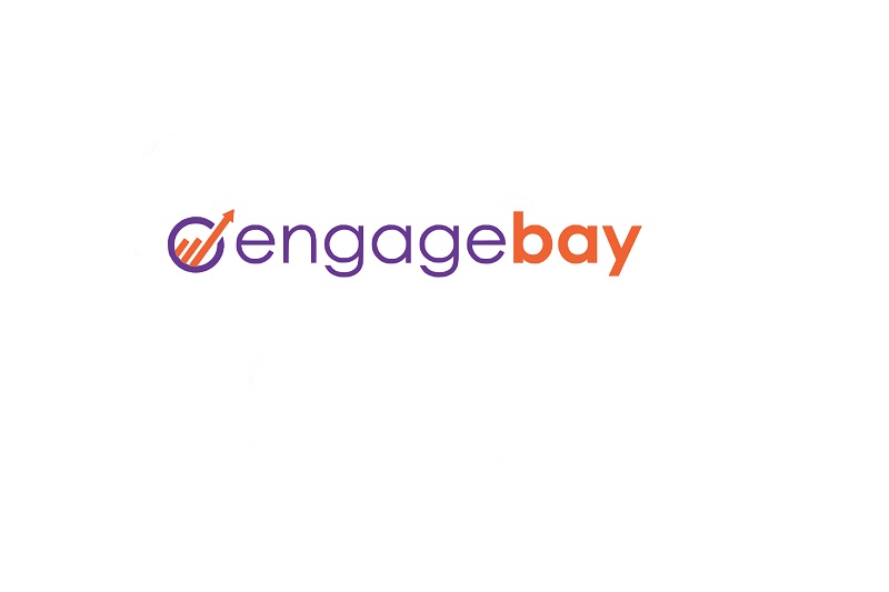 EngageBay logo -marketing platform capturing the drive of the best email marketing platform for agencies.