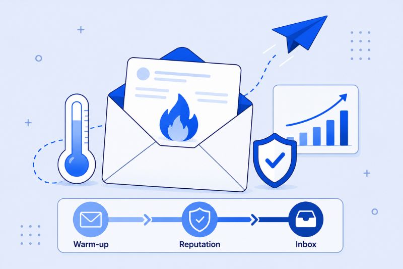 Illustration exploring lemwarm alternatives for email deliverability strategies.